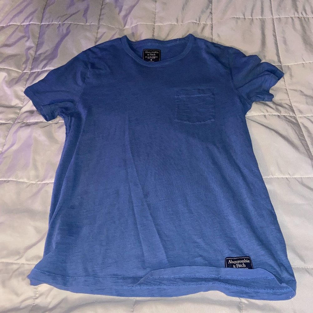 Abercrombie and Fitch Royal Blue Tee. Size M